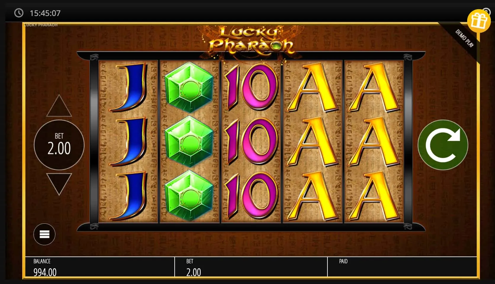 Lucky Pharaoh Demoversion von Blueprint kostenlos testen Lucky Pharaoh Demoversion von Blueprint kostenlos testen